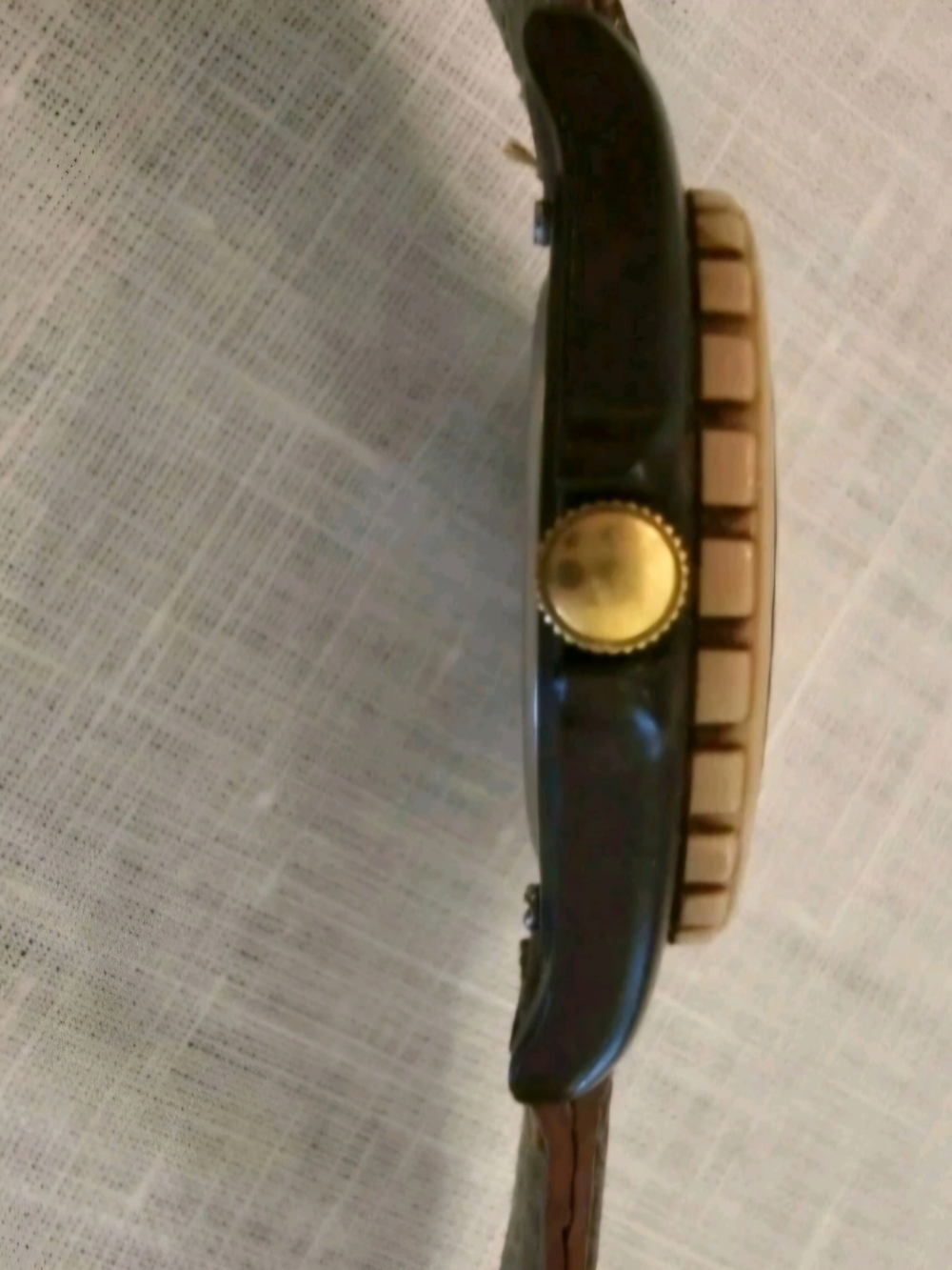 Vintage Timex Adventurer Brown Camel Cash Cigarettes Watch Indiglo Quartz 39mm - Picture 6 of 10